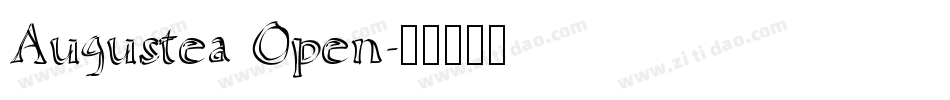 Augustea Open字体转换